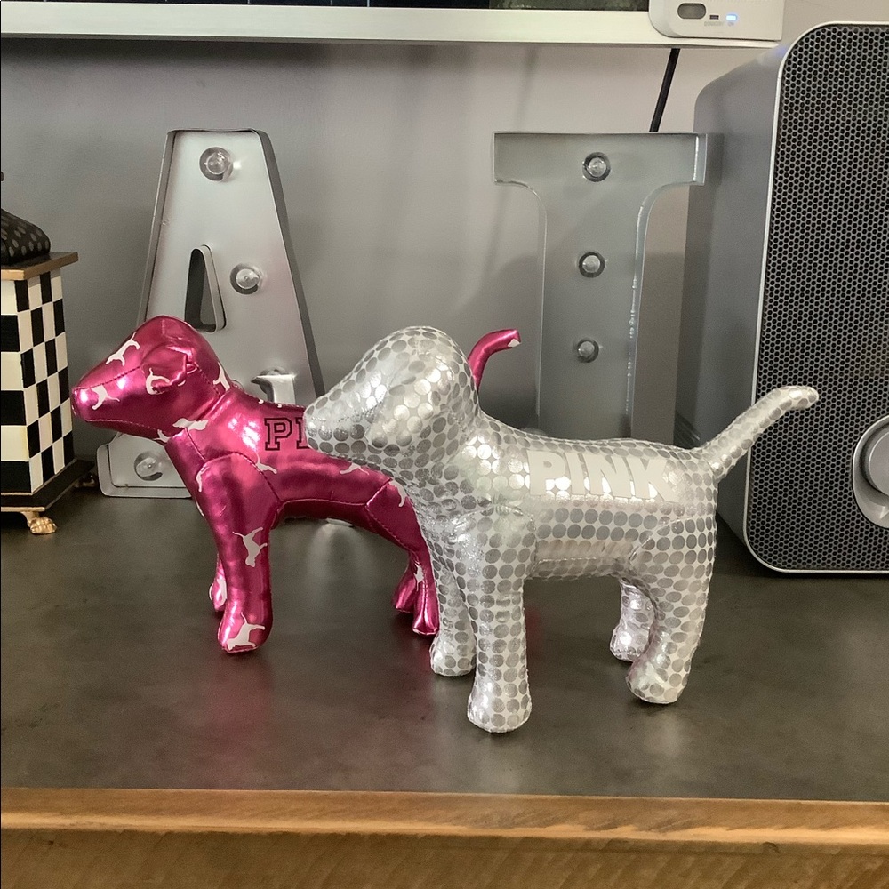 TWO COLLECTIBLE‎ DOGS BY PINK BY VICTORIA’S SECRET